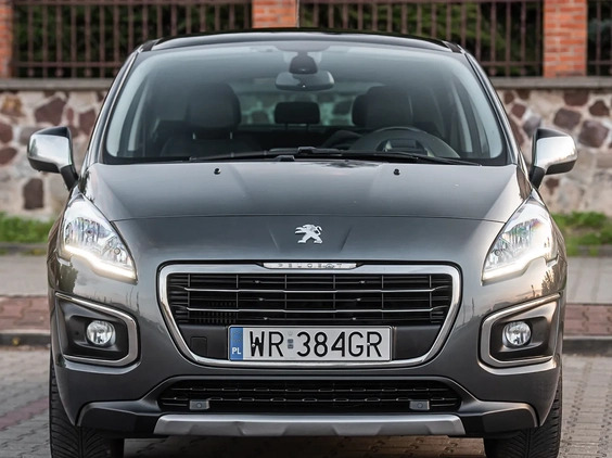 Peugeot 3008 cena 39900 przebieg: 169000, rok produkcji 2014 z Płock małe 497